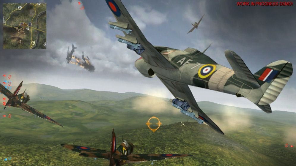 Oznámení leteckého simulátoru Combat Wings