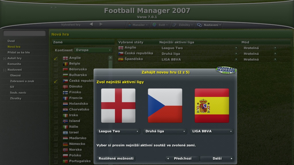 Football Manager 2007 CZ - recenze