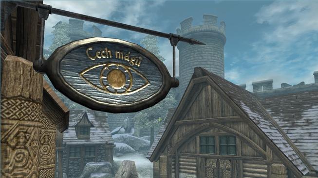 Český Oblivion s překreslenými texturami