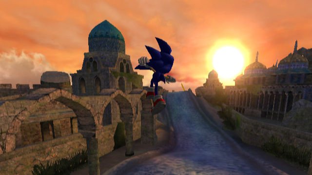 Modrý ježek v Sonic and the Secret Rings