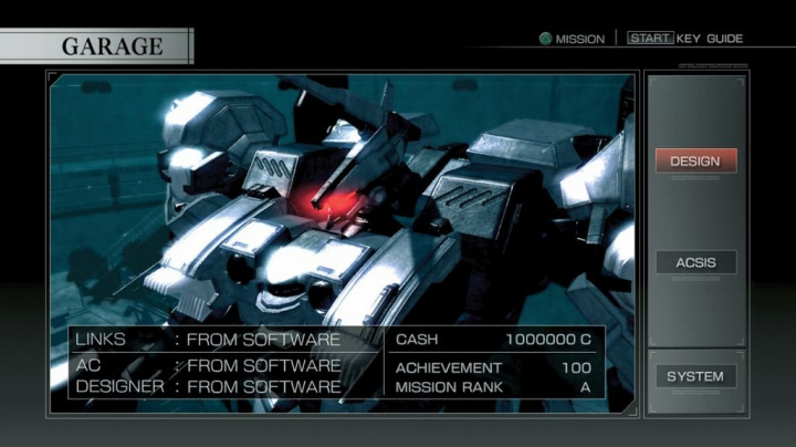 Armored Core 4 - není mech jako mech