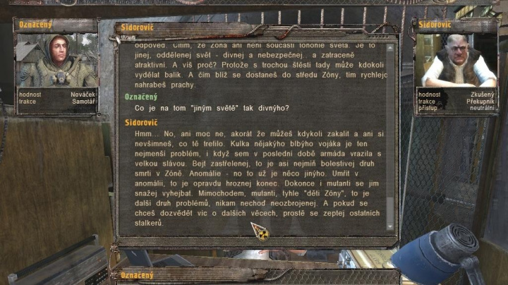 Česká verze Stalkera v obrazech a s bonusy