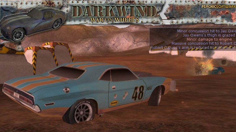 Rezavé káry v Darkwind: War on Wheels