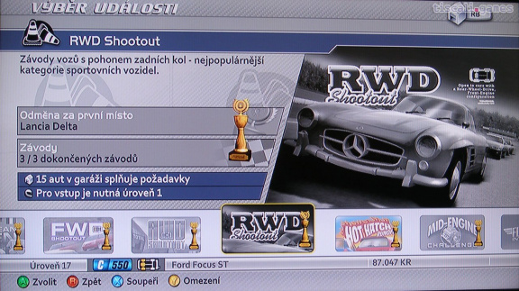 Forza Motorsport 2 - videa a odsun