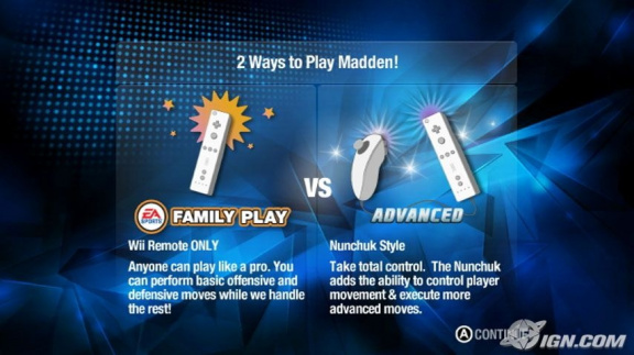 Family Play režim pro Wii od EA Sports
