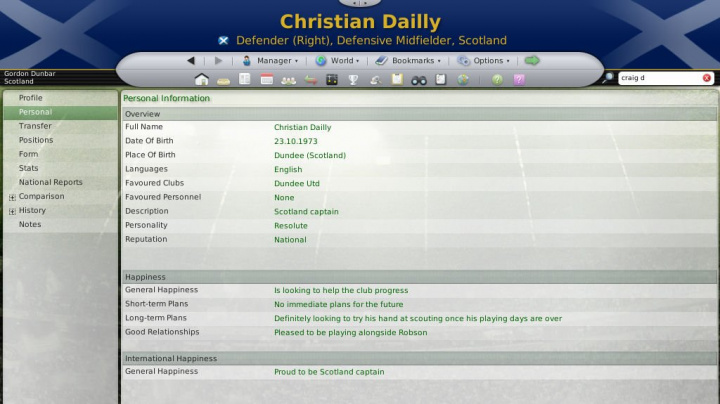 Oznámení Football Manager 2008