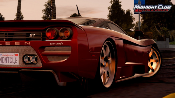 Nahrávka ježdění po Midnight Club Los Angeles