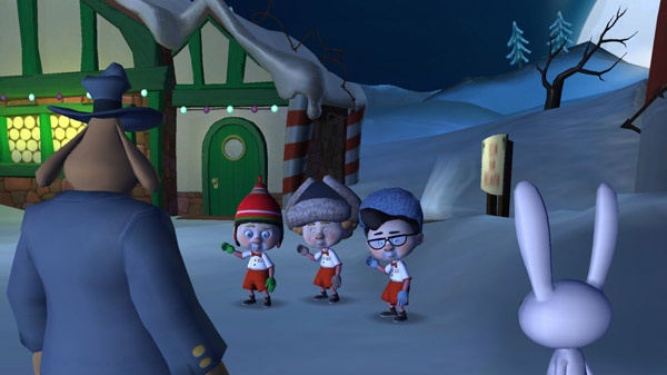 Psychopatický Santa Claus v Sam & Max 201