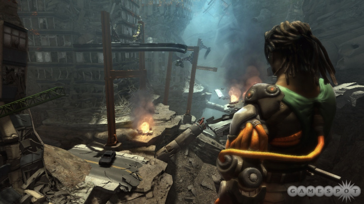 Návštěva parku v Bionic Commando