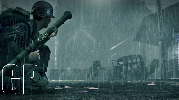 Nervózní vojáci v Brothers in Arms Hell Highway