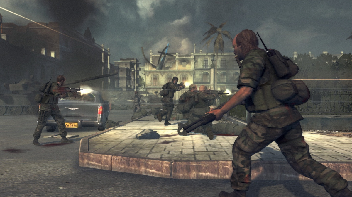 Kane and Lynch v bance a zahradách