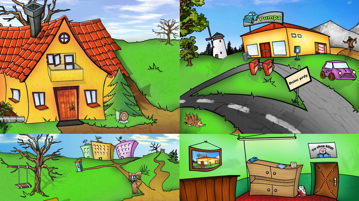 Česká humorná adventura Čurina