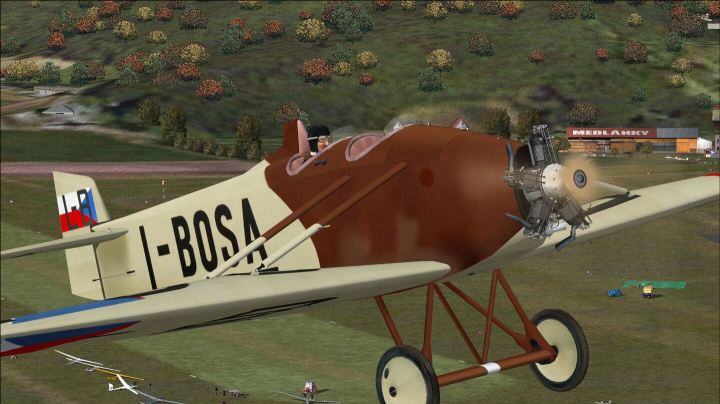 Český letoun Avia BH-5 pro Flight Simulator X