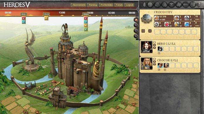 Oznámení webovky Heroes of Might & Magic Kingdoms