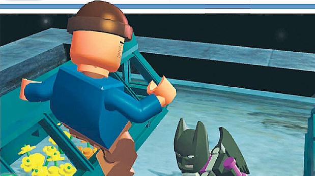 Honba za diamantem po střechách v LEGO Batman