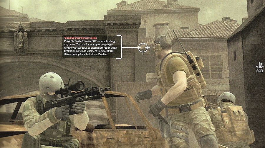 Rozličné taktizování v Metal Gear Online