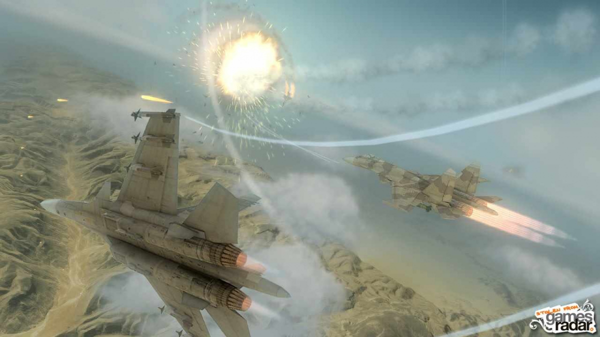 Nálet na tank v Tom Clancy's H.A.W.X.