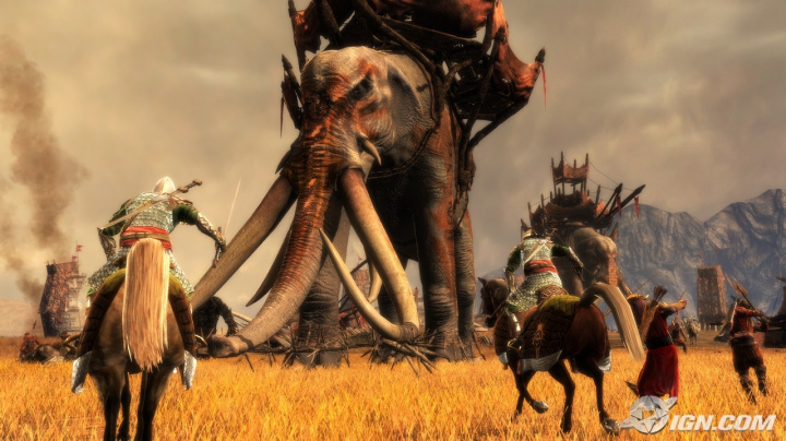 Oheň na věži v Lord of the Rings Conquest