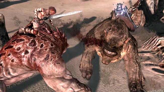 Neskrývaná brutalita Golden Axe Beast Rider