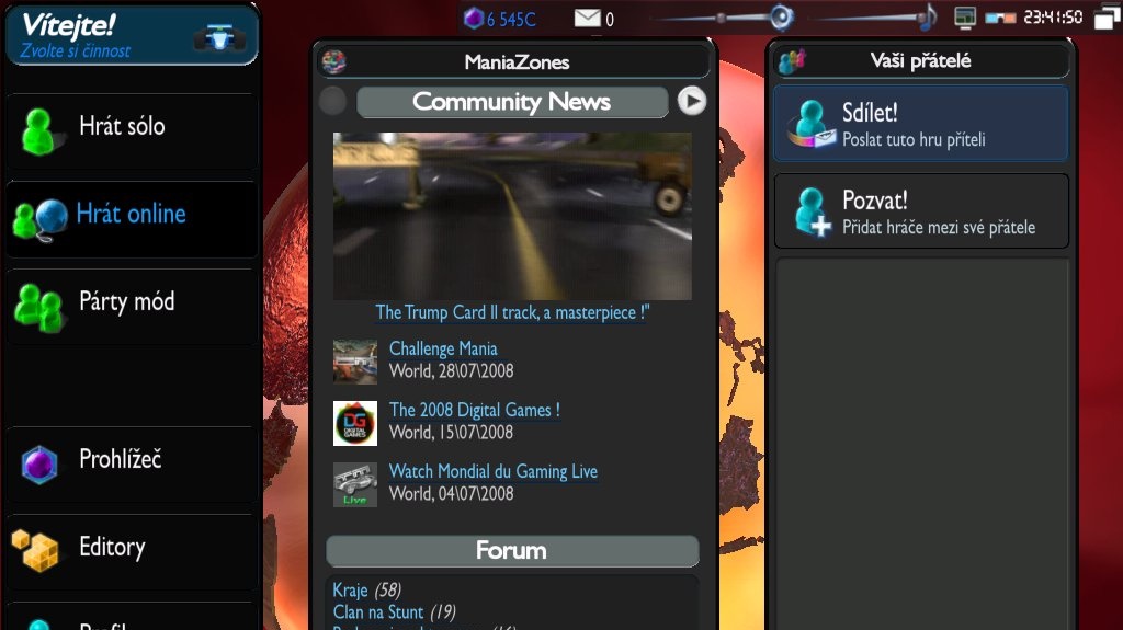 Trackmania United Forever CZ - recenze