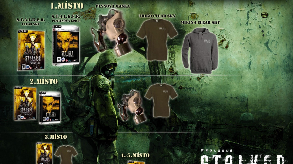 Soutěž o Stalker Clear Sky a dárkové předměty