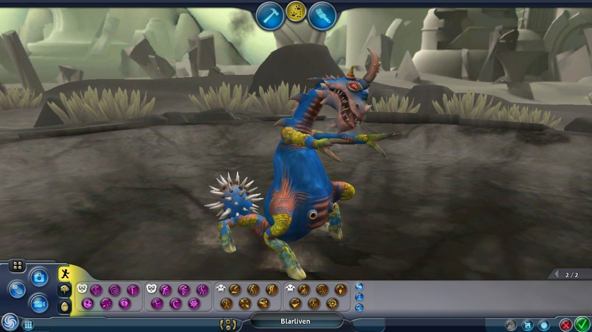 Spore Cute and Creepy: pazoury, přísavky a drápy