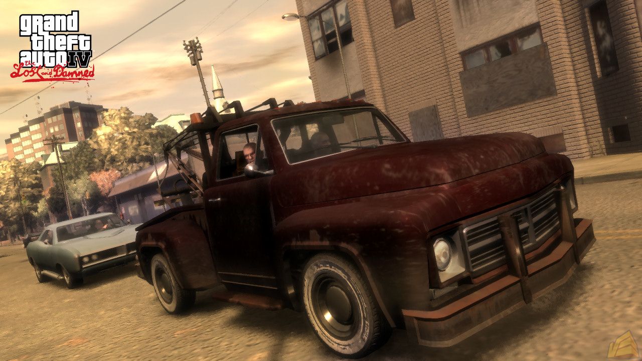 GTA 4 эвакуатор. Grand Theft auto 5 GTA IV vehicles. Grand Theft auto IV the Lost and Damned машины. GTA 4 TLAD. Как подцепить машину в гта