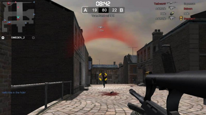 Online střílečka Mercenary Wars