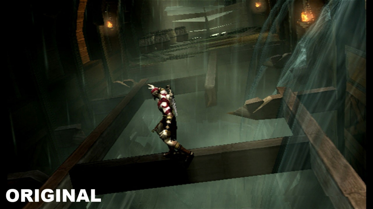 Srovnání detailů v God of War Collection