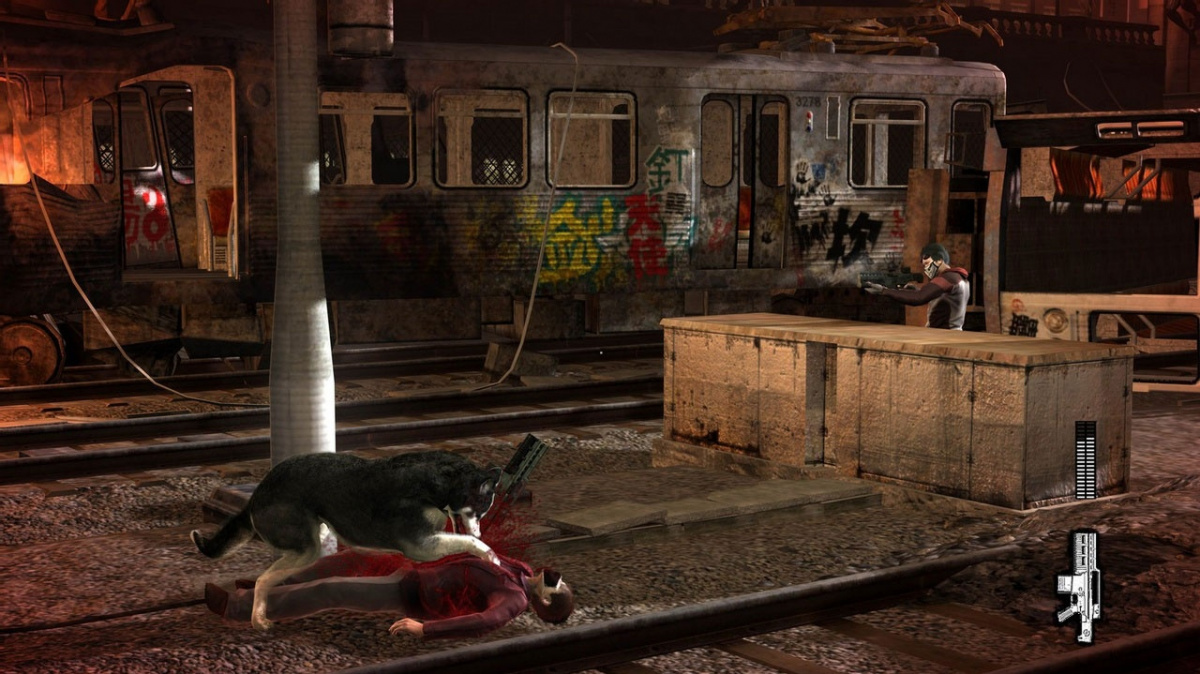 Krvavý psí čumák z Dead To Rights Retribution