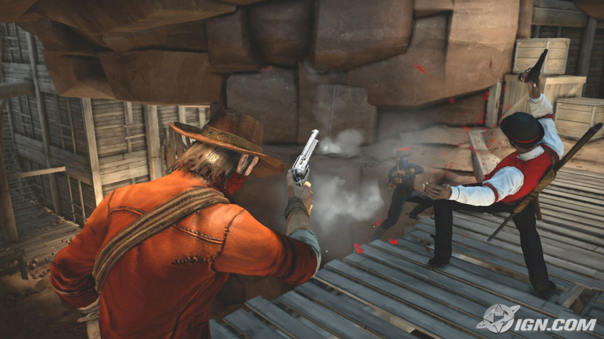 Kovboj a lovkyně medvědů z Lead and Gold