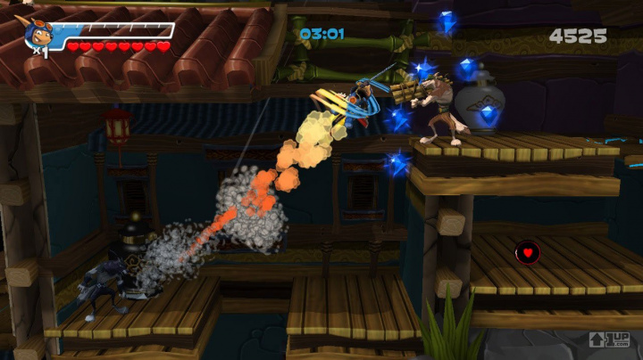 Vačice vs. válečná loď z Rocket Knight