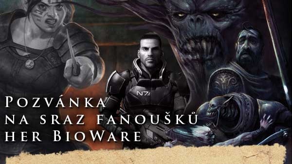 Pozvánka na sraz fanoušků her od BioWare