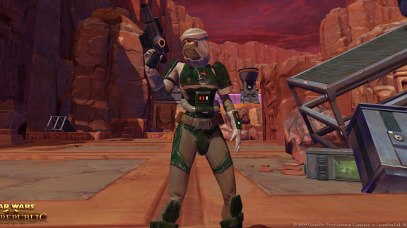 Přestřelky na obrázcích z Star Wars The Old Republic