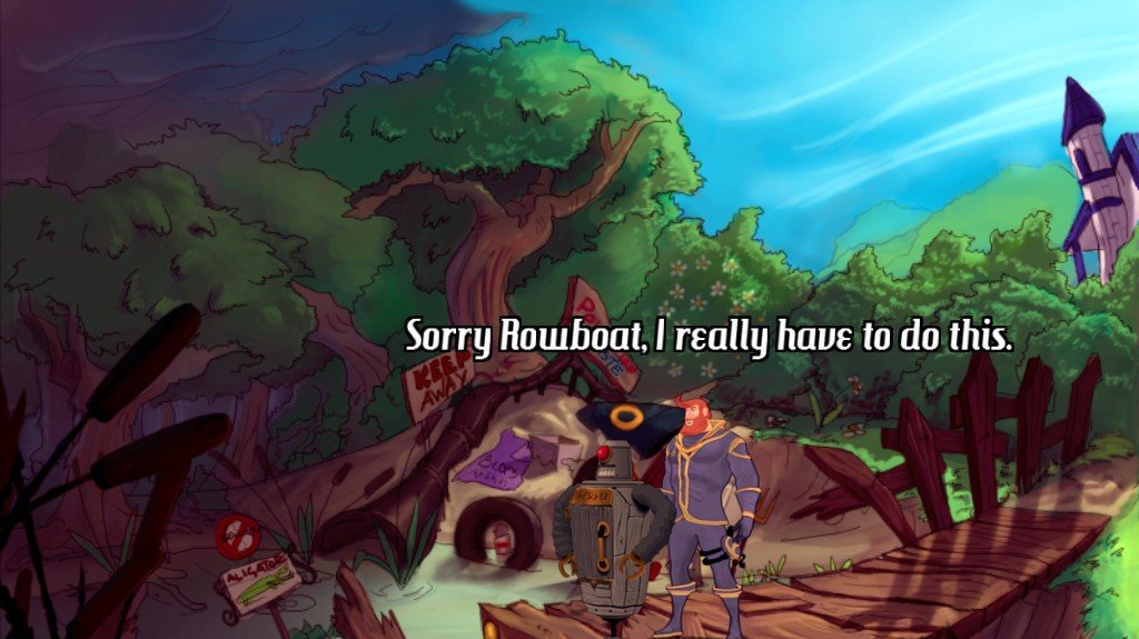 Střelená sci-fi adventura Kaptain Brawe