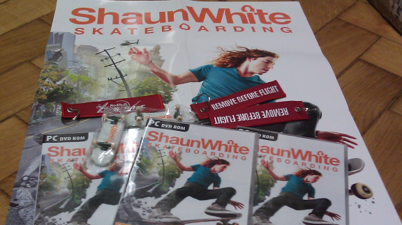 Soutěž o 3 PC originálky Shaun White Skateboarding