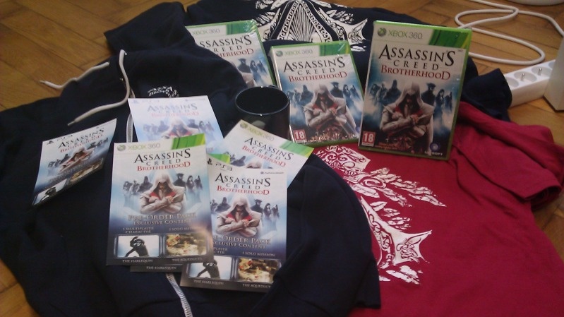 Velká soutěž o hry, mikiny a trička Assassin's Creed Brotherhood