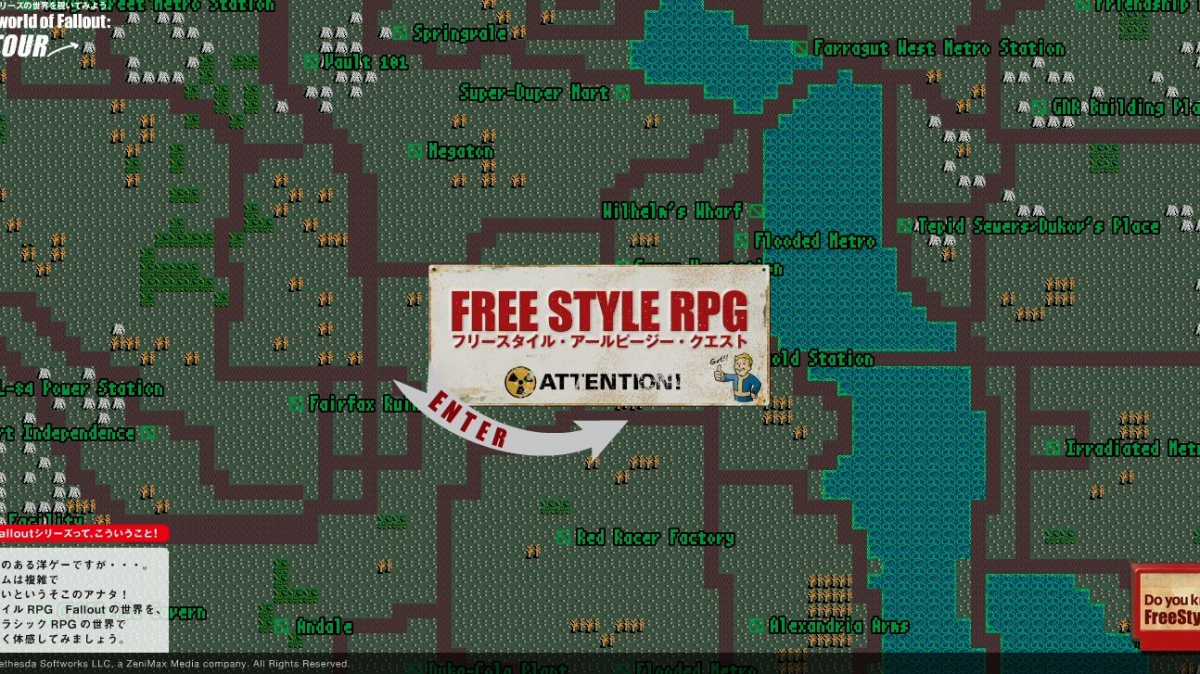 Kouzelný 8bitový demake Falloutu