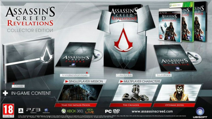 Tři různé edice Assassin’s Creed: Revelations pro ČR