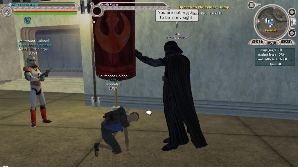 Obrázky z MMORPG Star Wars Galaxies