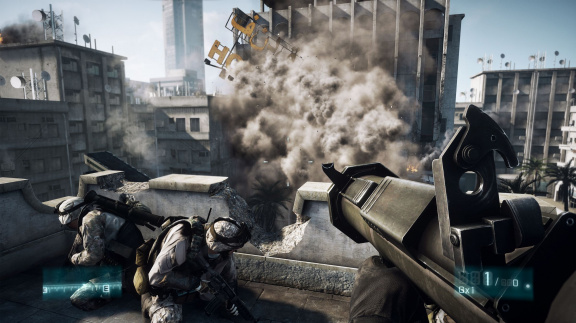 Team Deathmatch v Battlefield 3 omezen na 24 hráčů