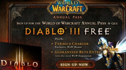 Diablo III zdarma k ročnímu předplatnému WoW (update)