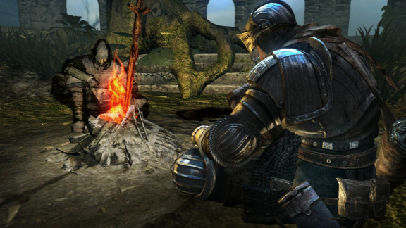 Vášnivý fanoušek postavil z Lega ikonickou Firelink Shrine z Dark Souls