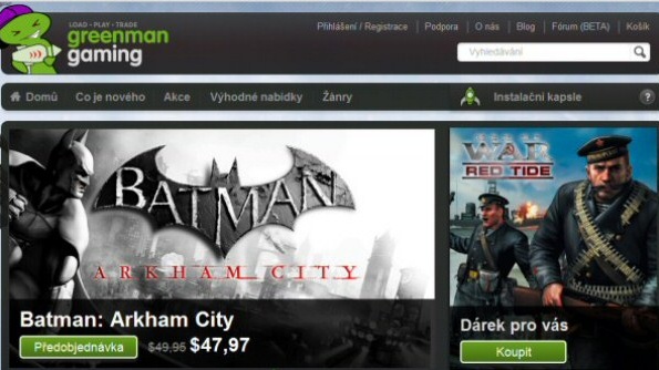 Prodejce her Green Man Gaming startuje v ČR
