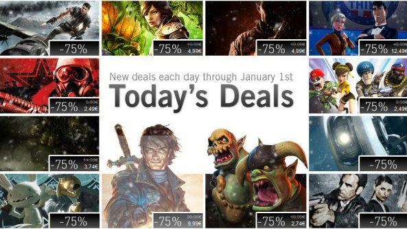 Konta v ohrožení – Steam začal vánoční výprodej