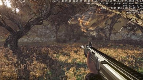 Famózní dinosauři na CryEngine z modu Return to Jurassic Park