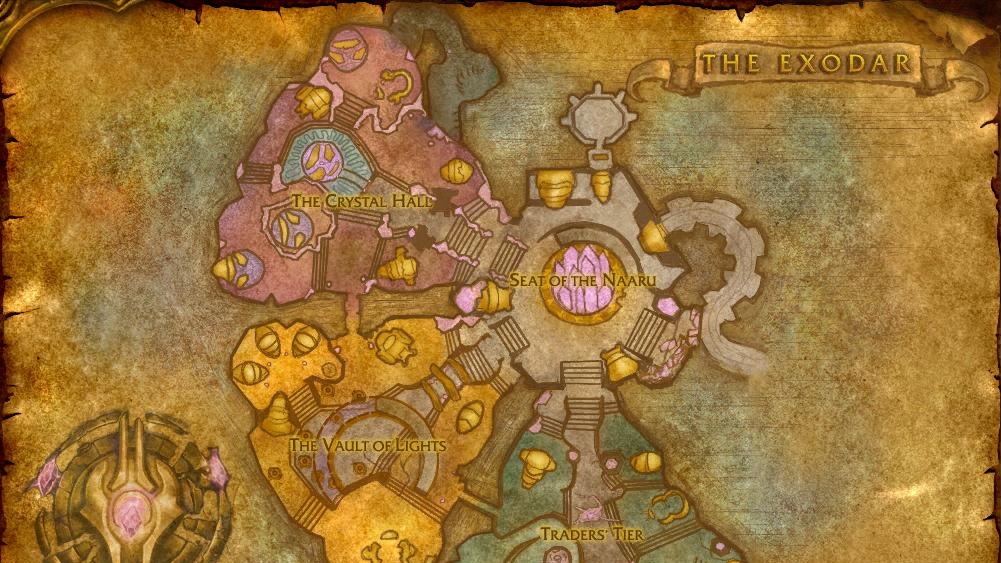 Hlavní města World of Warcraft - příběh Exodaru