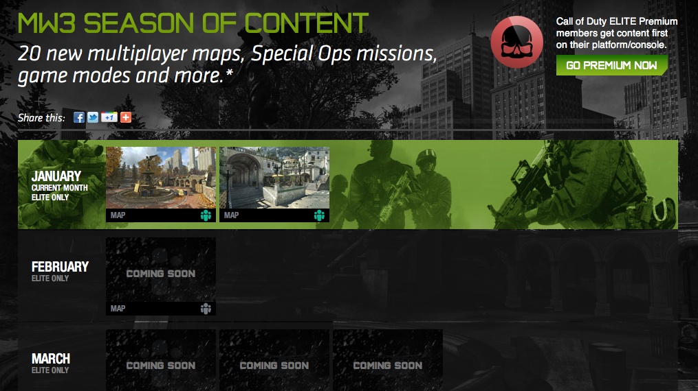 Jaké přídavky vyjdou pro Modern Warfare 3 do září?