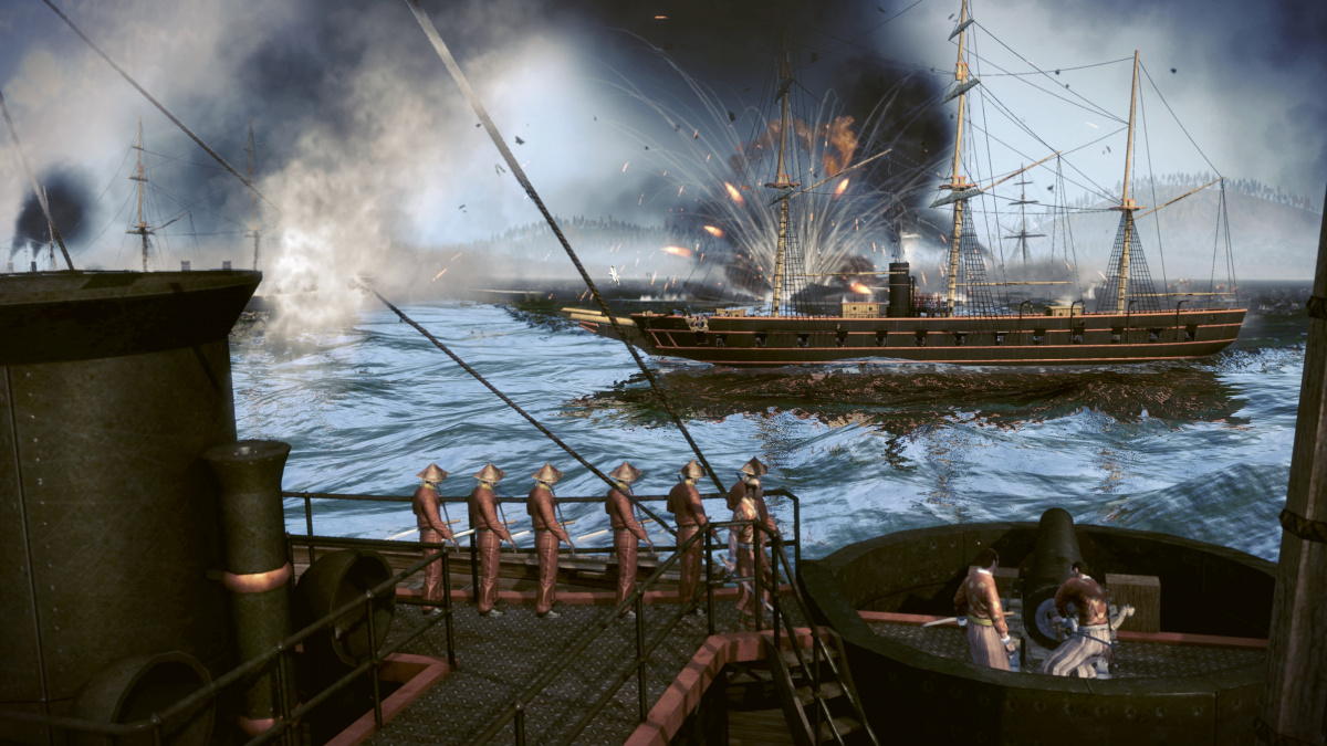 Samurajové proti kulometům v Total War