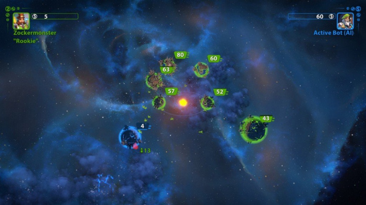 Oznámení vesmírné strategie Planets at War